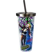 Beetlejuice Glitter 20 oz. Acrylic Cup with Straw