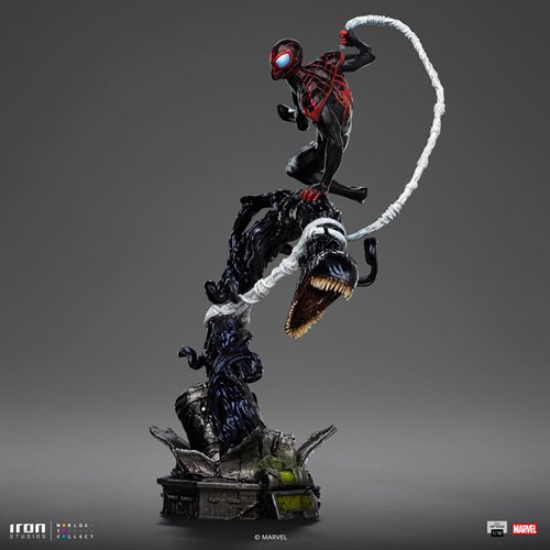 Miles Morales Spider-Man vs Villains Battle Diorama Series 1:10 Art Scale Limited Edition Statue