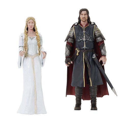Lord of the Rings Series 10 Deluxe Action Figure Set of 2