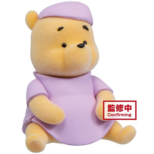Winnie the Pooh Bear Fluffy Pluffy Petit Vol.2 Flocked Figure