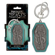 Fantastic Beasts and Where to Find Them Newt Scamander Logo Pewter Key Chain
