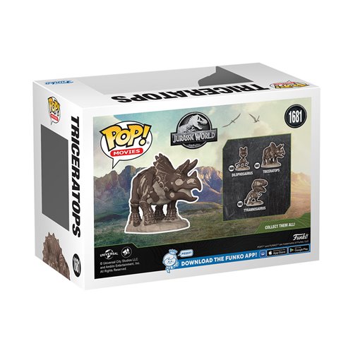 Jurassic Park Fossil Triceratops Funko Pop! Vinyl Figure