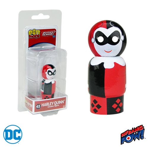 Justice League Harley Quinn Pin Mate Wooden Figure