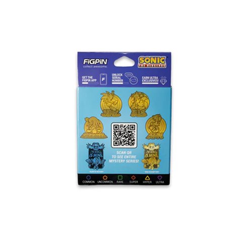 Sonic the Hedgehog Mystery Minis Series 3 Enamel Pin Display of 10