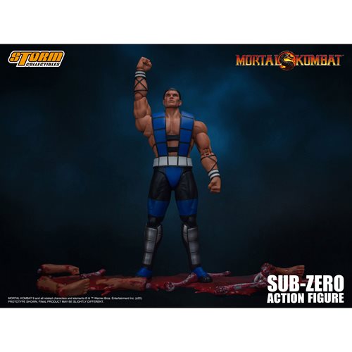 Mortal Kombat 3 Sub-Zero Unmasked 1:12 Scale Action Figure