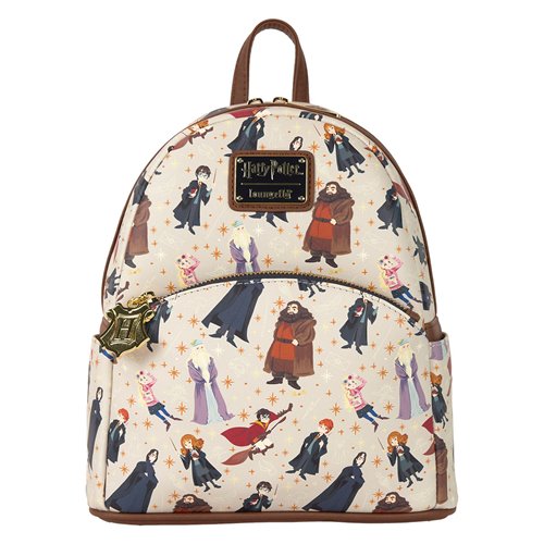 harry potter backpack mini Hufflepuff Uniform Built from faux leather Loungefly Purple Harry Potter Weasley