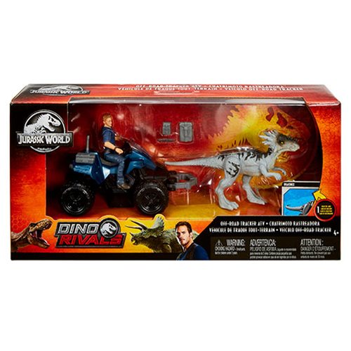 Jurassic World Deluxe Storypack Action Figure with Vehicle Case