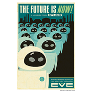 Wall-E The Future is Now Paper Giclee Print