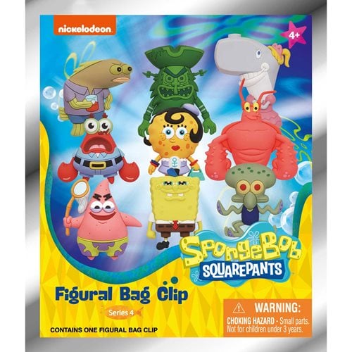 Nickelodeon Series 4 Figural Bag Clip Display Case