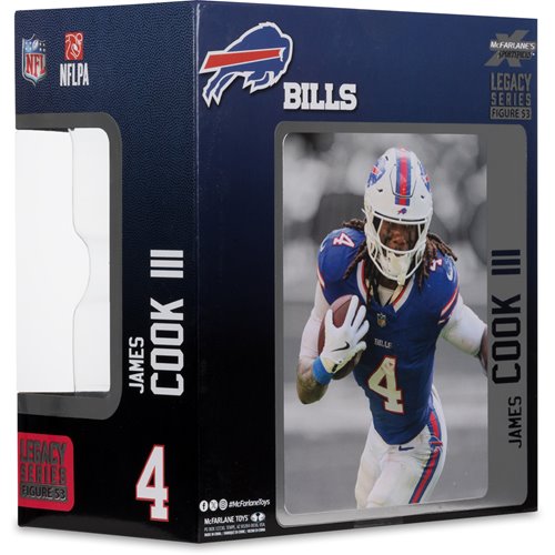 NFL SportsPicks Buffalo Bills James Cook 7-Inch Posed Figure