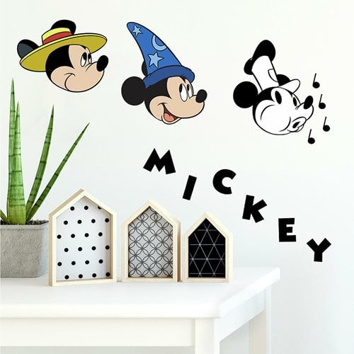 Mickey Mouse Classic 90th Anniversary Peel and Stick Decals