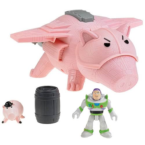 Toy Story Imaginext Evil Dr. Porkchop Pig Ship