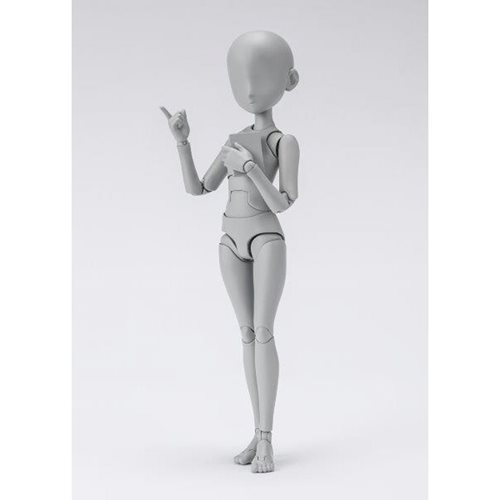 Female Body Chan Ken Sugimori Deluxe Set Gray Color Ver. S.H.Figuarts Action Figure