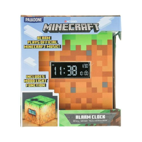 Minecraft Grass Block Alarm Clock