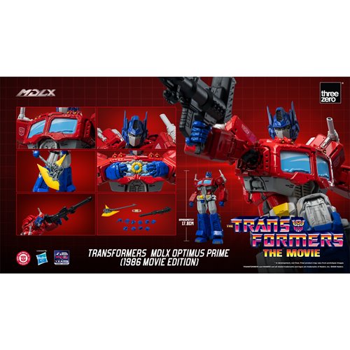 Transformers Optimus Prime 1986 Movie Edition MDLX Action Figure
