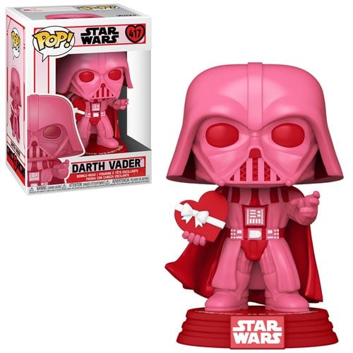 Star Wars Valentines Darth Vader with Heart Pop! Vinyl