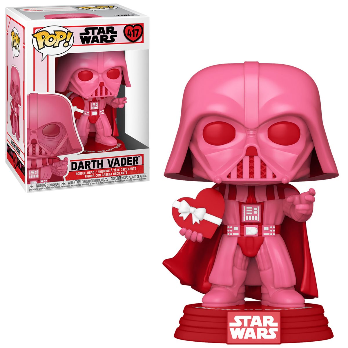 Darth Vader Valentine - Darth Vader Pop - Darth Vader Valentine Funko Pop