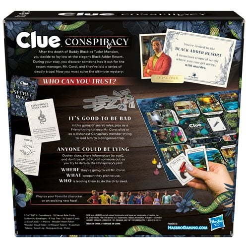 Clue Conspiracy Board Game