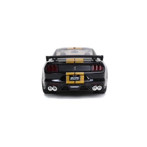 Bigtime Muscle 2020 Ford Mustang Shelby GT500 Glossy Black 1:24 Scale Die-Cast Metal Vehicle