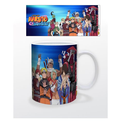Naruto Character Group Pose 11 oz. Mug