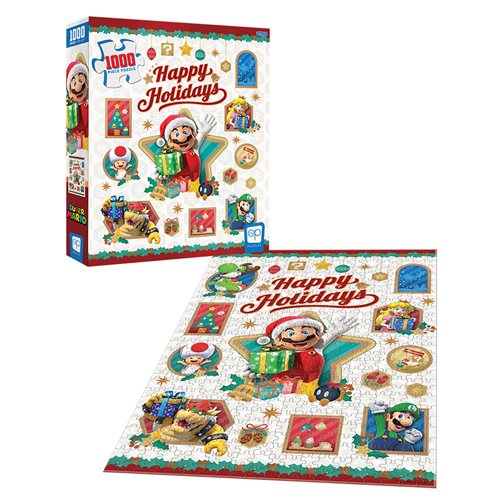 Super Mario Happy Holidays 1,000-Piece Puzzle