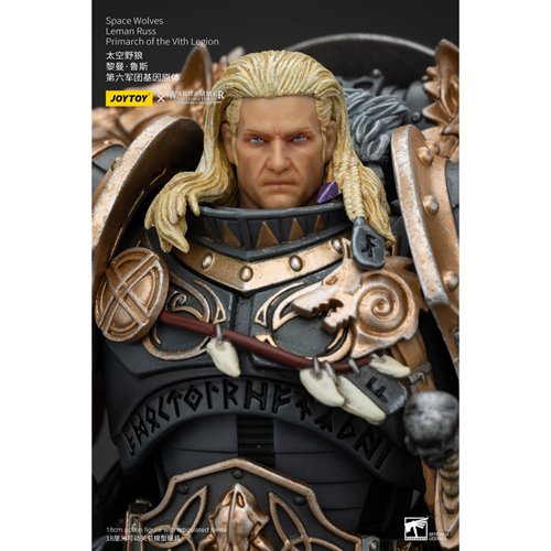 Joy Toy Warhammer The Horus Heresy Space Wolves Leman Russ Primarch of the VIth Legion 1:18 Scale Ac