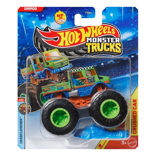 Hot Wheels Monster Trucks 1:64 Scale Vehicle 2026 Mix 1 Case of 8
