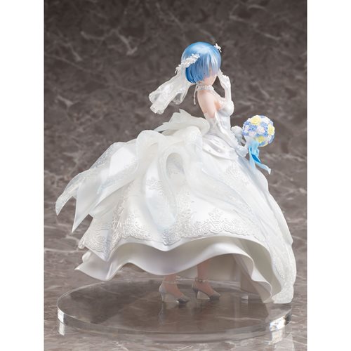 Re:Zero- Starting Life in Another World Rem Wedding Dress 1:7 Scale Statue