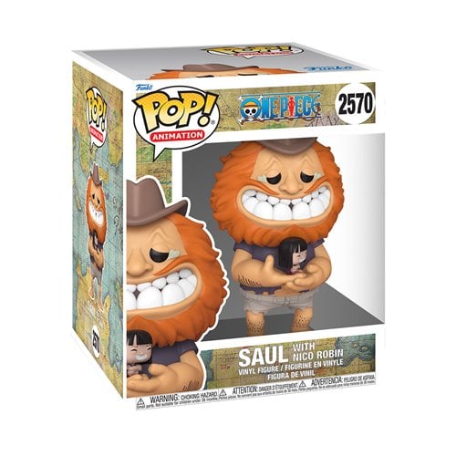 One Piece Saul with Nico Robin Super 6-Inch Funko Pop! Vinyl Figure