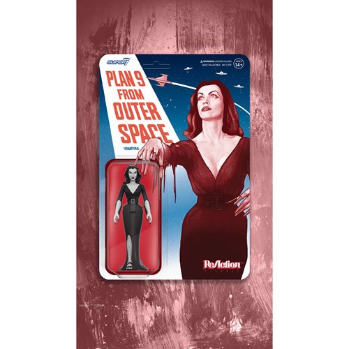 Vampira (Plan 9 Grayscale) 3 3/4-Inch ReAction Figure