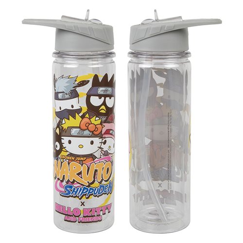 Naruto x Hello Kitty 16 oz. Tritan Water Bottle