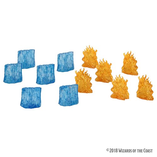 Dungeons & Dragons Icons of the Realms: Spell Effects: Wall of Fire & Wall of Ice Accessory Pack
