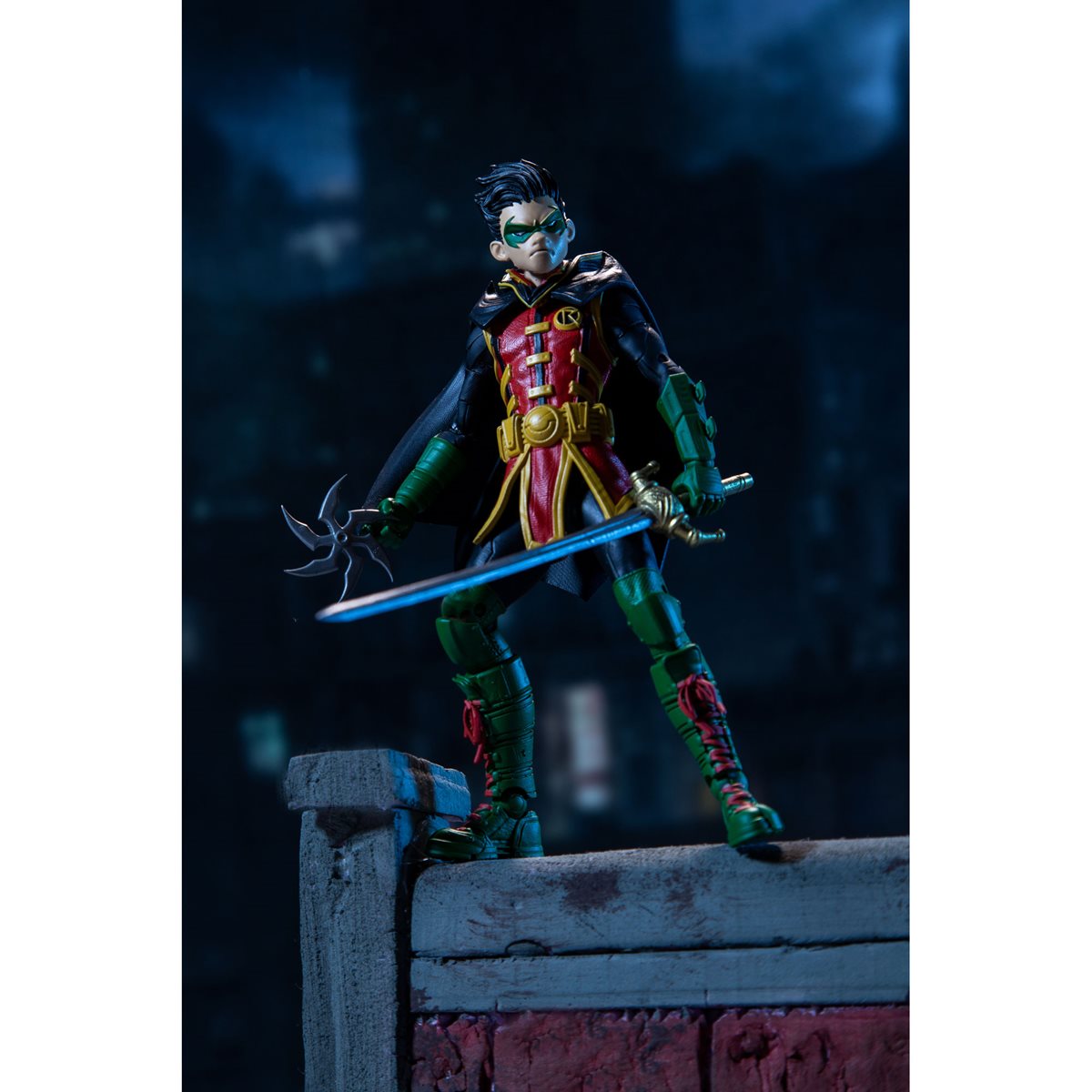 MF15137 Mcfarlane Robin Dc Multiverse Damian Wayne Figura de Acción 