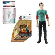 The Big Bang Theory Sheldon in Riddler T-Shirt 3 3/4-Inch Action Figure Series 2