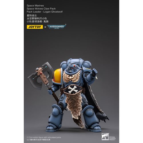 Joy Toy Warhammer 40,000: Space Wolf Logan Ghostwolf 1:18 Scale Figure