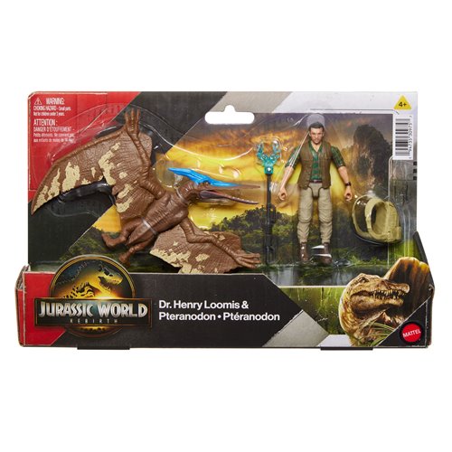 Jurassic World Rebirth Figure and Dinosaur Action Figure 2-Pack Mix B Case of 3