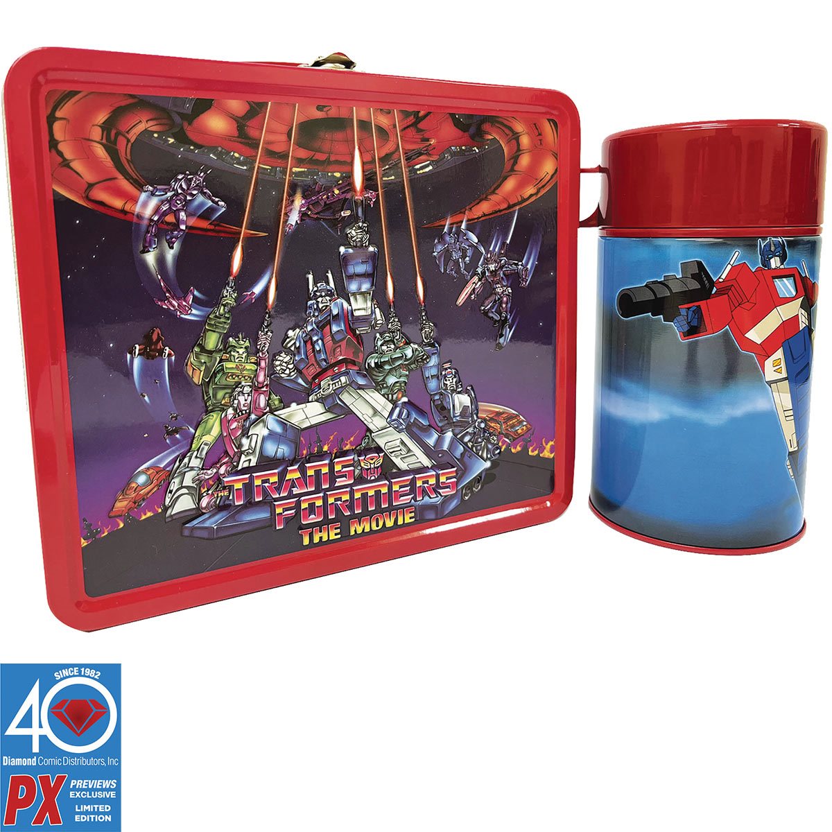 Marvel Spider-Man Tin Titans Lunch Box with Thermos - Previews Excluisve