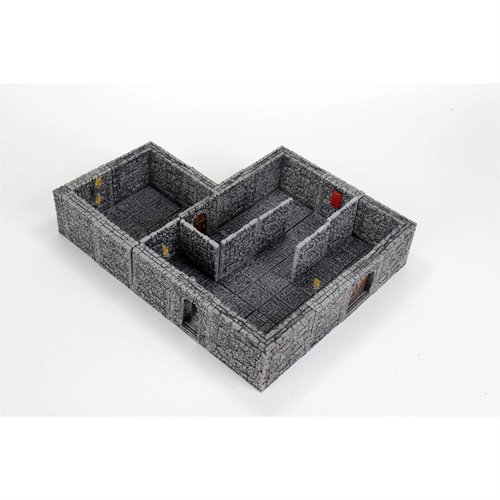 WarLock Tiles Dungeon Tiles II Full Height Stone Walls Expansion Pack