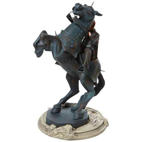 Harry Potter Ron Weasley on Chess Horse Statue