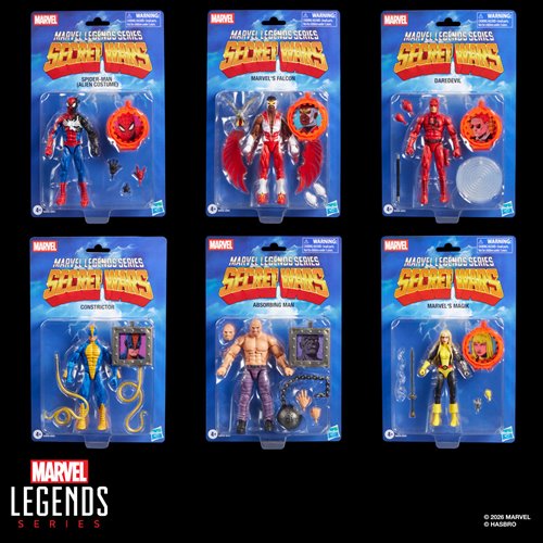 Marvel Legends Secret Wars 6-Inch Action Figures Wave 2 Case of 6