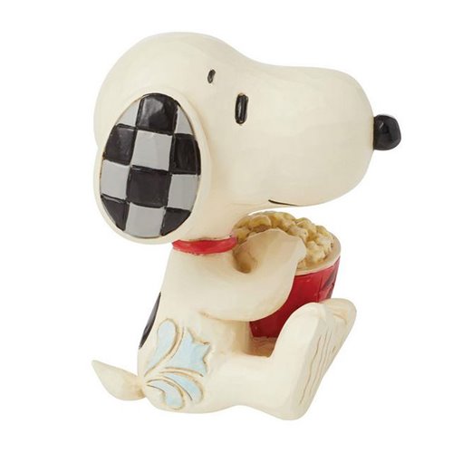 Peanuts Snoopy with Popcorn By Jim Shore Mini-Statue