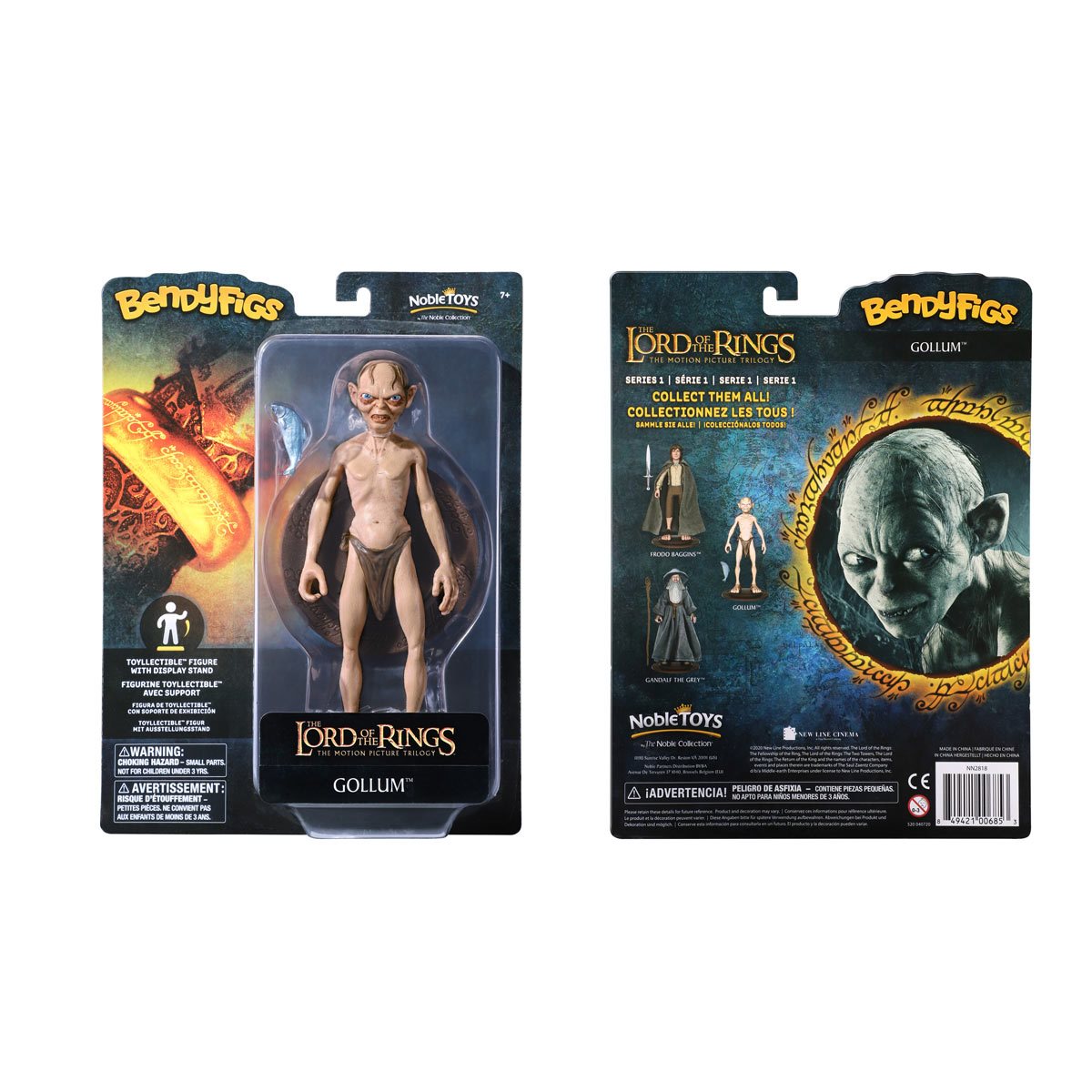 The Noble Collection Lord of The Rings Gollum Plush