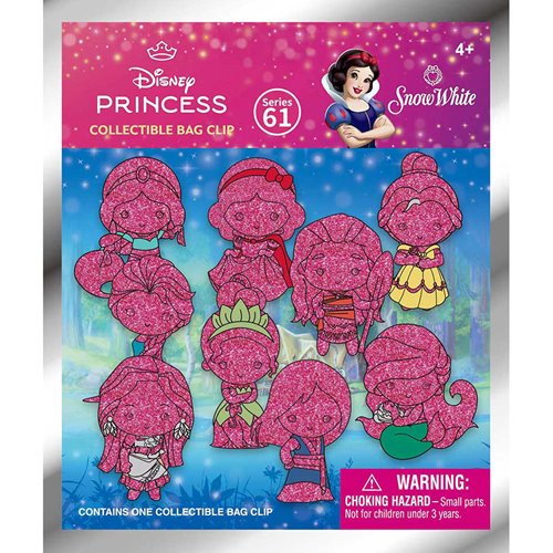 Disney Princess Care Your World Series 61 3D Foam Bag Clip Display Case of 24