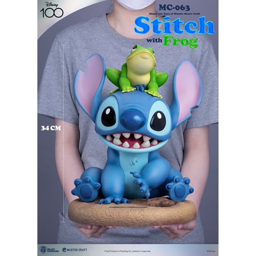 Disney 100 Years of Wonder Lilo & Stitch with Frog MC-063 Master Craft Statue