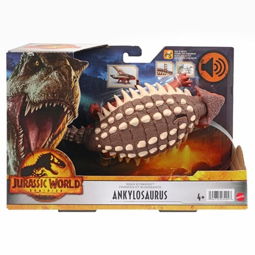 Jurassic World Roar Strikers Ankylosaurus with Sound