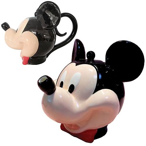 Pottery Barn + Disney Mickey Mouse Shaped Stoneware Teapot