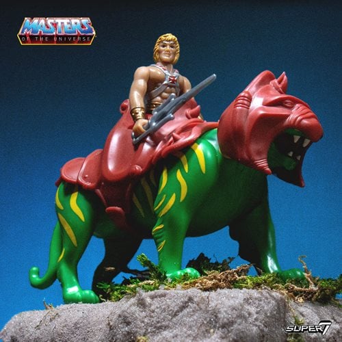 Masters of the Universe He-Man and Battle Cat ReAction Figures