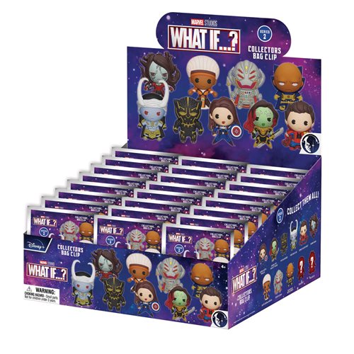 Marvel's What If? Series 2 3D Foam Bag Clip Display Case 24