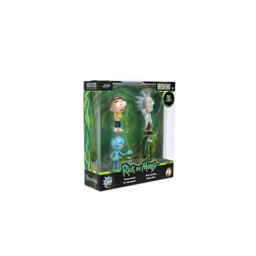 Rick and Morty Wave 1 MetalFigs 2 1/2-Inch Die-Cast Metal Mini-Figure 4-Pack