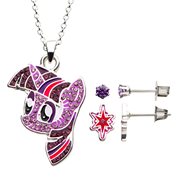 My Little Pony Twilight Sparkle Necklace Earring Set